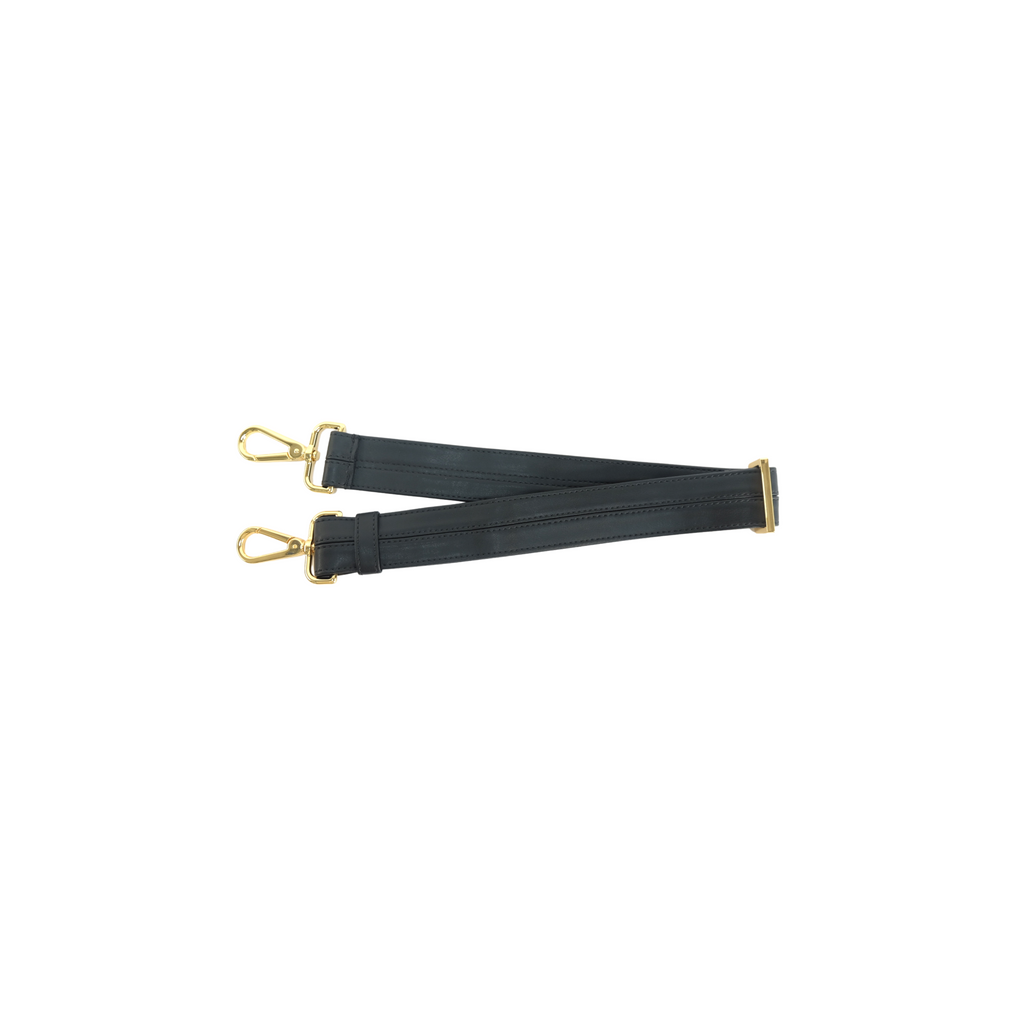 black kaila katherine vegan leather handbag strap