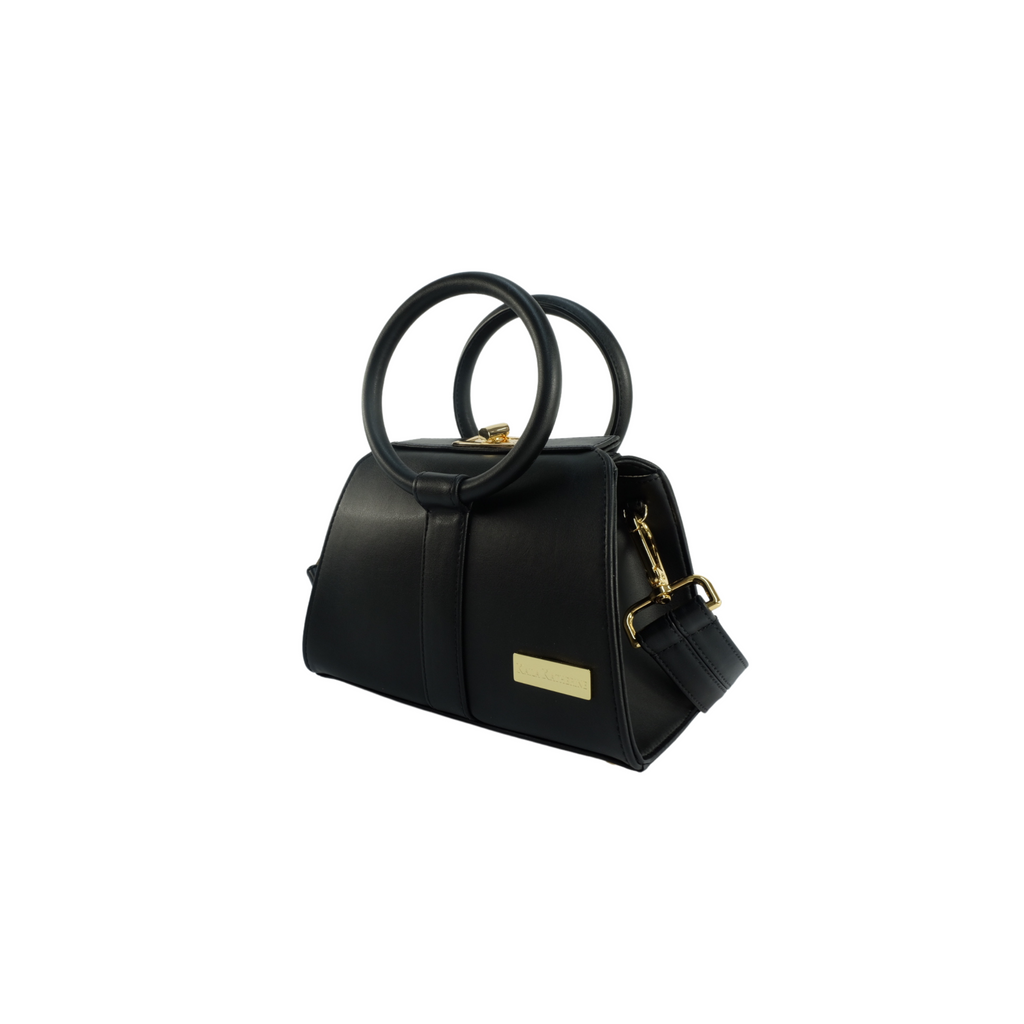 black kaila katherine bloomsbury vegan leather handbag